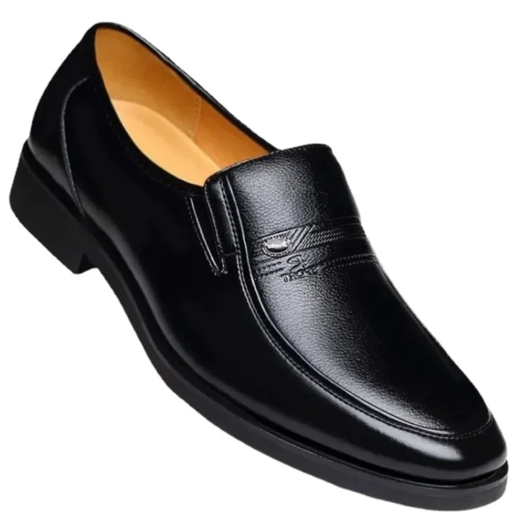 Leather Men Formal Shoes Luxury Brand 2023 Men's Loafers Dress Moccasins Breathable Slip on Black Driving Shoes Plus Size 38-44 1