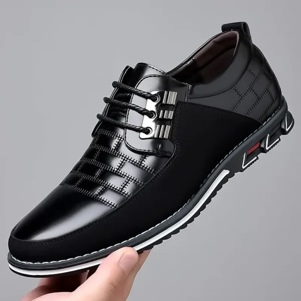 2023 Autumn Business Casual Shoes for Men Trend Classic Leather Shoes Outdoor Men Sneakers Sewing Breathable Men's Dress Shoes 1