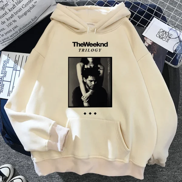 the Weeknd hoodies women vintage Fleece Hood sweatshirts women japanese Pullover 5