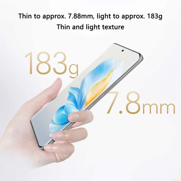 HONOR 100 5G Smartphone 6.7'' OLED Curved Screen Snapdragon 7 Gen3 Octa Core 50MP Triple Cameras 100W SuperCharge Mobile Phone 4