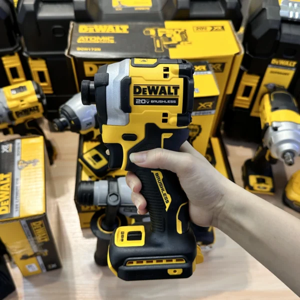 Dewalt DCF850N Cordless Impact Dirll 20V Brushless Motor 1/4-Inch Electric Screwdriver 205NM Wirless Rechargeable Power Tool 2