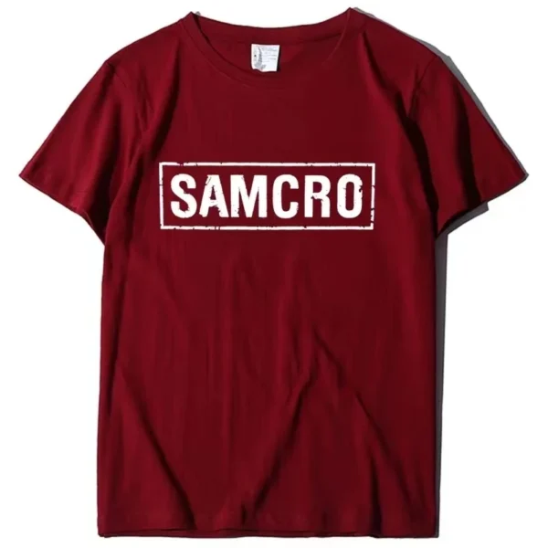 Sons of Anarchy SAMCRO Print T-shirt Men Women Trend Hip Hop Rock Oversized Short Sleeve Tee Cotton T Shirts Clothes Tops 65051 2