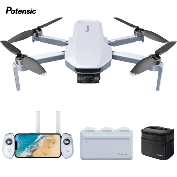 Potensic 3-Axis Gimbal 4K GPS Drones Under 249g Max 6-KM for Adults and Beginners ATOM 1