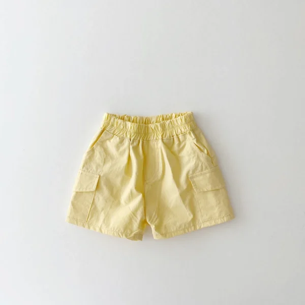 Summer Kids Boys Shorts Solid Color Baby Girl Shorts Cotton Linen Bread short Pants Fashion Newborn Bloomers 6 Months-4 Years 3