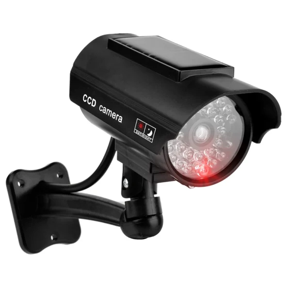 Kf S8ae69fb869ea4c55805921c29f07c99dd C Mara Cctv Falsa Impermeable C Mara De Vigilancia Con Luz Led Roja Intermitente C Mara